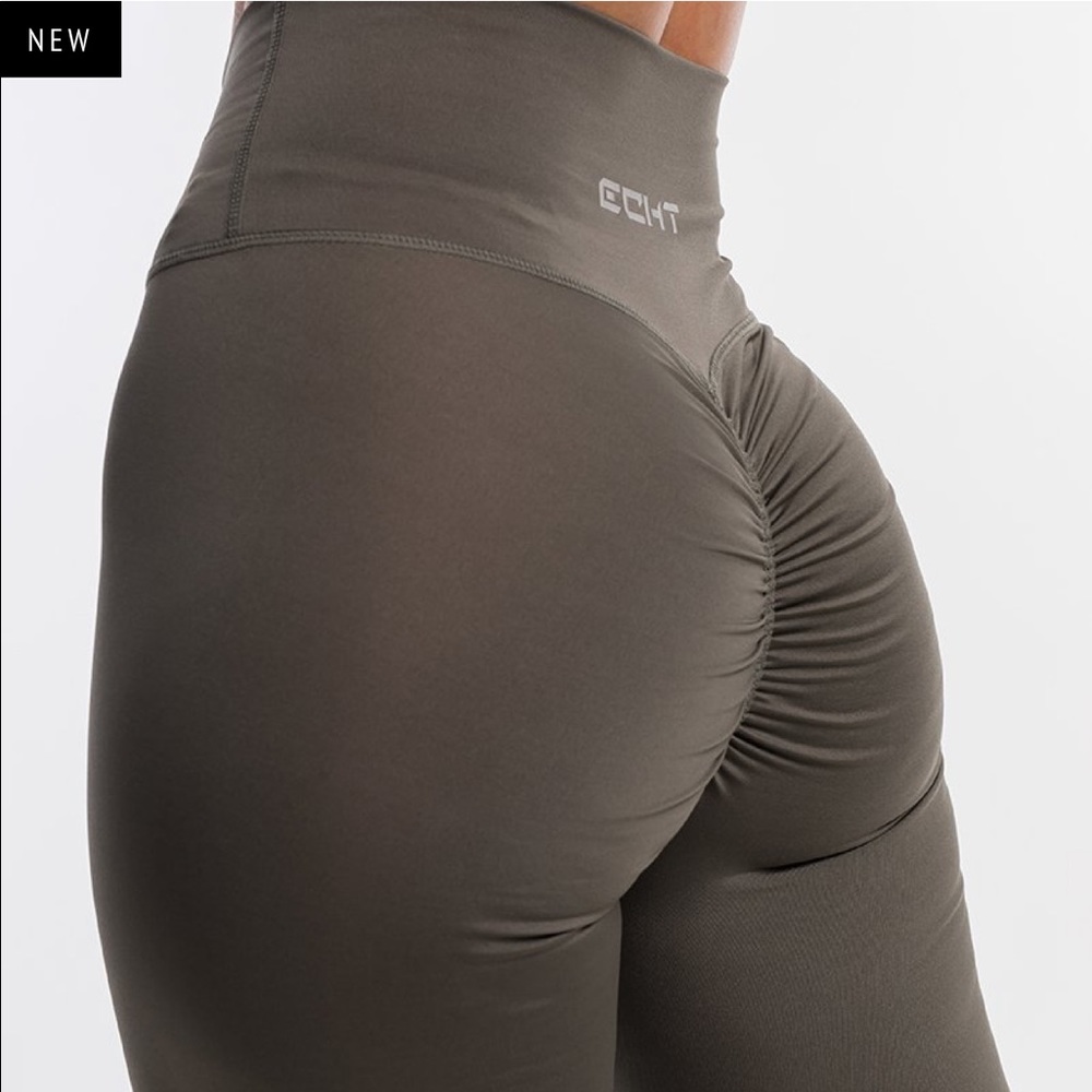 Olive green ECHT leggings, brand new, never worn.